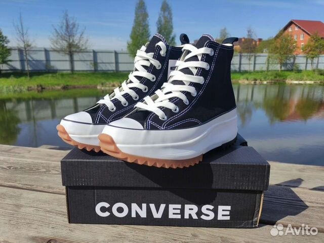 Кеды Converse на высокой подошве