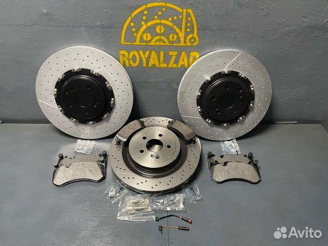 Передние задние тормозные диски колодки w222 S63