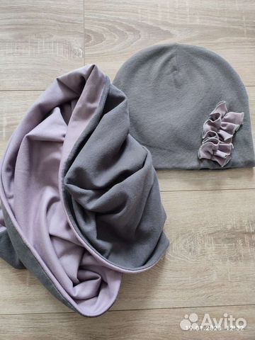 Комплект шапка и снуд