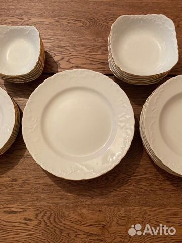Сервиз столовый 30 предметов, новый, фарфор,Польша