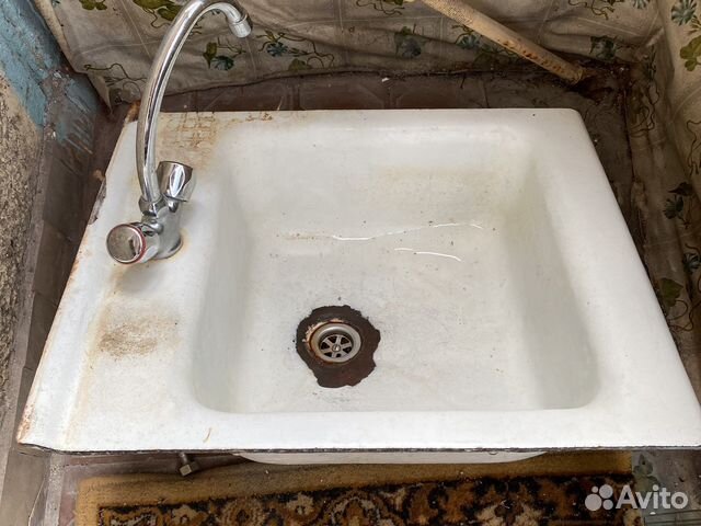 Мойка чугунная со смесителем купить в Новосибирске | Товары для дома и ...