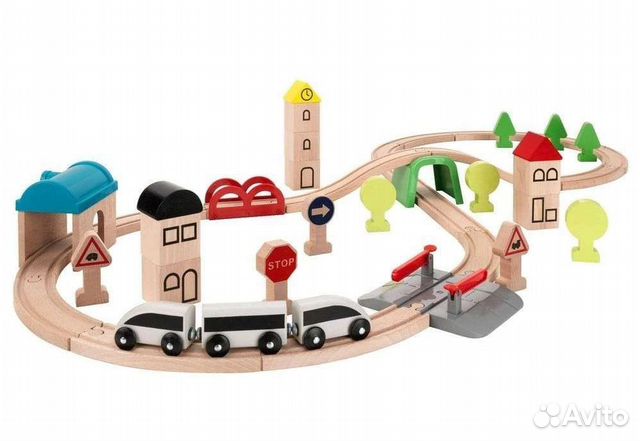 Железная деревянная дорога икеа