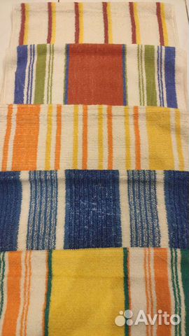 Полотенца времён СССР новыемахровые и вафельные