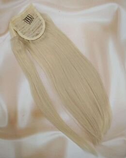 Хвост шиньон блонд волосы натуральные
