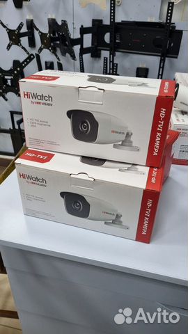 Камера видеонаблюдения hiwatch 3шт