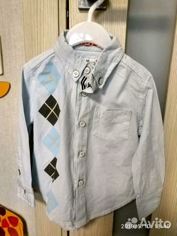 Рубашки на мальчика на 1-2 года