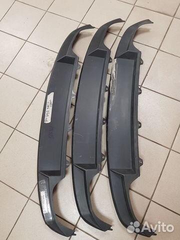 Спойлер бампера Skoda Octavia A7 2012-17 5E5807521