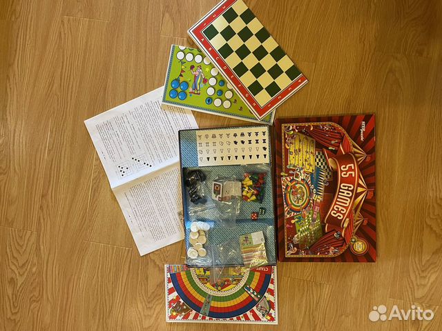 Настольная игра 55 в 1/нарды/шашки/бродилки