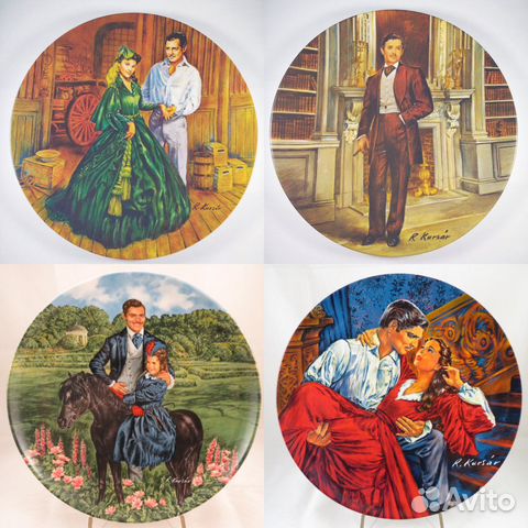 Коллекционные тарелки серия «Унесенные Ветром»