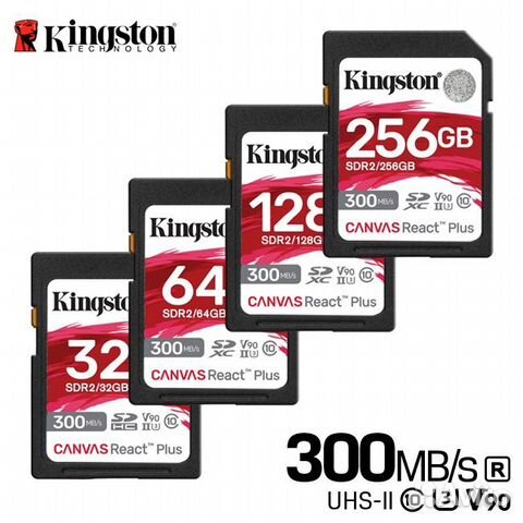 Kingston Canvas React Plus sdhc\sdxc UHS-II V90
