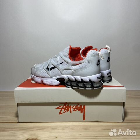 Nike x Stussy Air Zoom Spiridon White (7.5, 8 US)