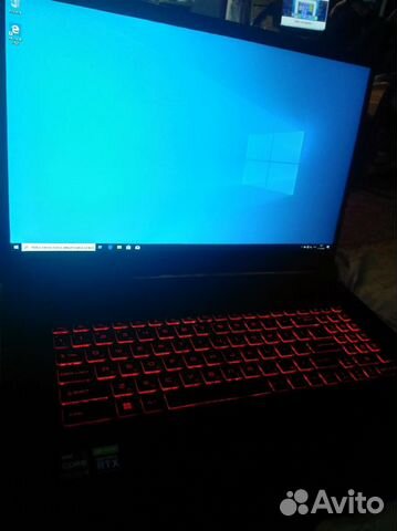 Игровой MSI 17.3 i7/8Озу/3050/500SSD/win10 pro