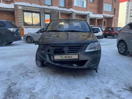 Renault Logan 1.4 МТ, 2012, битый, 120 000 км