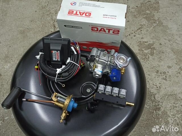 гбо метан 4 поколения. балонный аккумулятор. гбо комплект ёта блю. газовое оборудование.