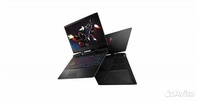 Игровой ноутбук HP Omen i7 + охлаждающая подставка