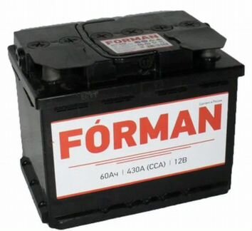 Аккумулятор forman 60a/h склад в Оренбурге