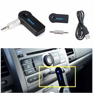 Bluetooth AUX audio переходник в магнитолу