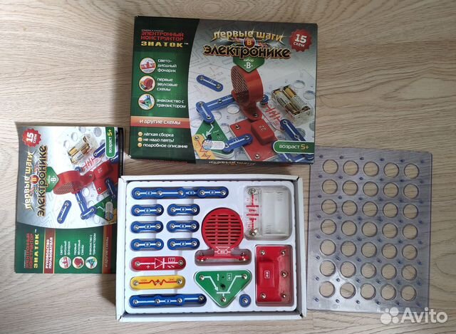 Электронный конструктор знаток, 15 схем купить в Санкт-Петербурге ...