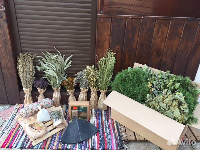 Набор веников и трав для бани