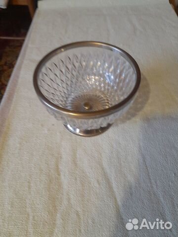 Хрустальная салатница СССР