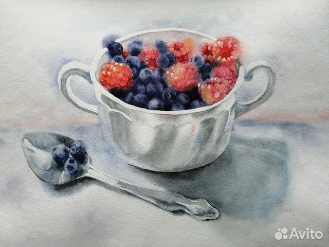 Картина акварелью 