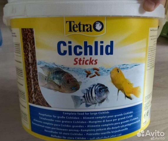 Корм для рыб Tetra Cichlid Sticks,Tetramin Flakes