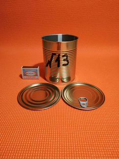 Жестяная банка для консервирования номер 13