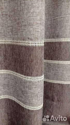 Шторы новые Лен-жаккард