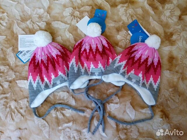 Новая шапка Lassie 42-44р-р. д/девочки (оригинал)