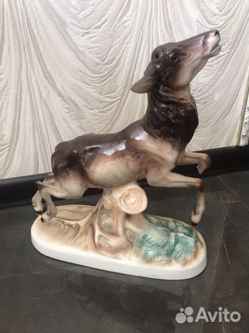 Статуэтка антикварная Олень. Германия
