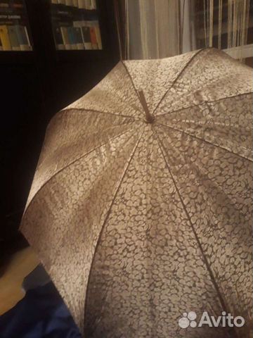 Зонт трость полуавтомат женский. Классический