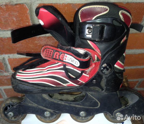 Re Action Rainbow abec 1 Роликовые коньки (раздвиж