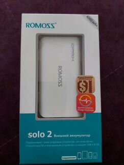 Powerbank новый RoHS romoss 4000 мАч micro-usb