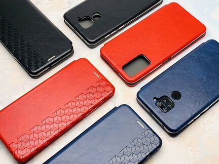 Чехол книжка для iPhone Samsung Huawei Xiaomi