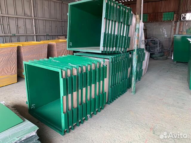 Контейнер тбо 0,75 и 1,1 м3 для мусора и отходов