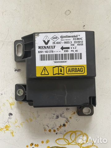 Блок управления AirBag Renault Sandero 2009-2014