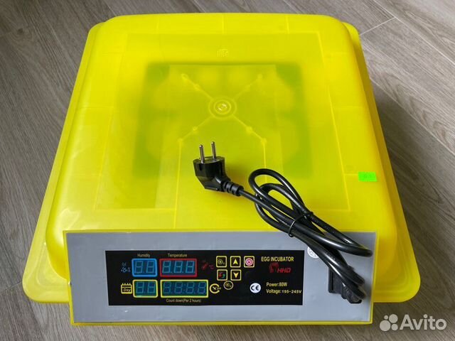 Инкубатор автоматический роликовый 54 яйца HHD