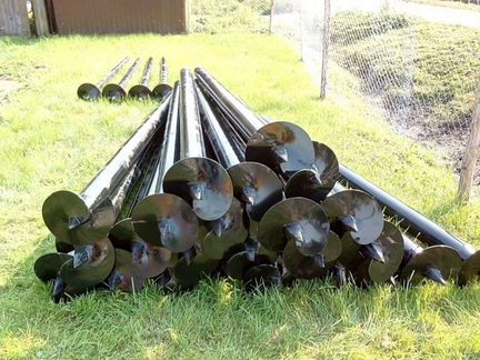 Винтовые сваи для дома