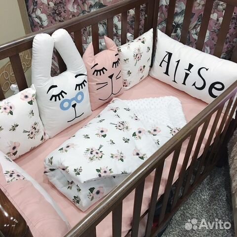 Бортики в кроватку