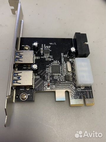 Контроллер Espada PCI-E USB 3.0 2+2 порта pcieusb2