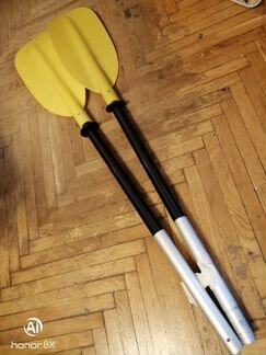 Весло байдарочное 2-х секционное ассиметричное