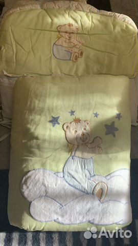 Бортики и балдахин в кроватку