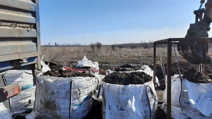 Навоз в биг-бэгах