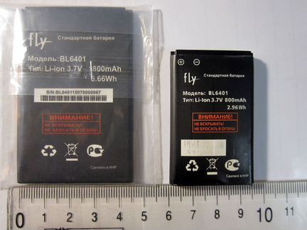 Аккумулятор BL6401 для Fly 1800mAh новый 46x70x4