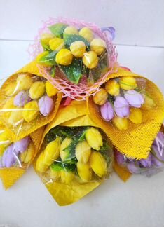 Букеты из мыла ручной работы