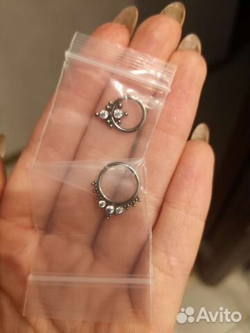 Пирсинг украшения из титана