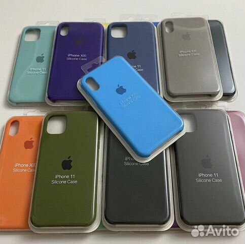 Селиконовые чехлы для iPhone 11, X, XR