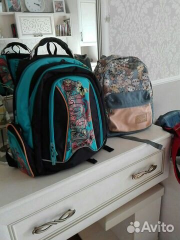 Рюкзаки-ранцы школьные и обычные