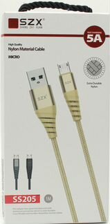 Дата Кабель Samsung 5 Aмпер 1м Micro-USB SZX 205