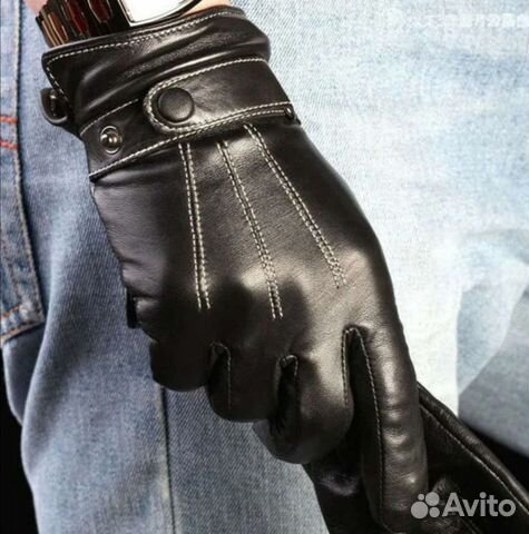 Мужские кожаные перчатки